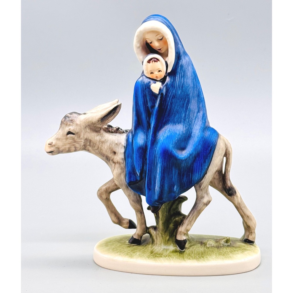 Goebel Flight into Egypt Figurine Mary Jesus on Donkey 405 A‎